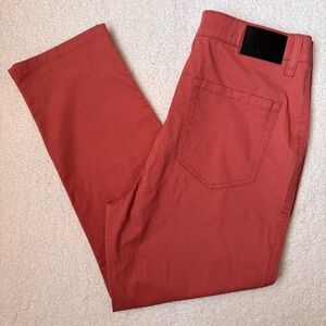 DKNY High Rise Slim Straight Cropped Pants